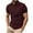 Wine, variant on Fnooota Men's Short Sleeve Polo Shirts, Casual Collared Pullover Business Summer Tops Coffee Size S-3XL