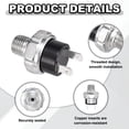 thumbnail image 3 of Uxcell 2 piezas Interruptor de Presión de Aire 110-140PSI Tipo de Montaje en Tanque Rosca 1/4NPT para Compresor de Aire de 12V-48V DC, 3 of 7
