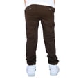 thumbnail image 2 of Pantalón de Gabardina Stretch para Niño Color Chocolate, 2 of 4