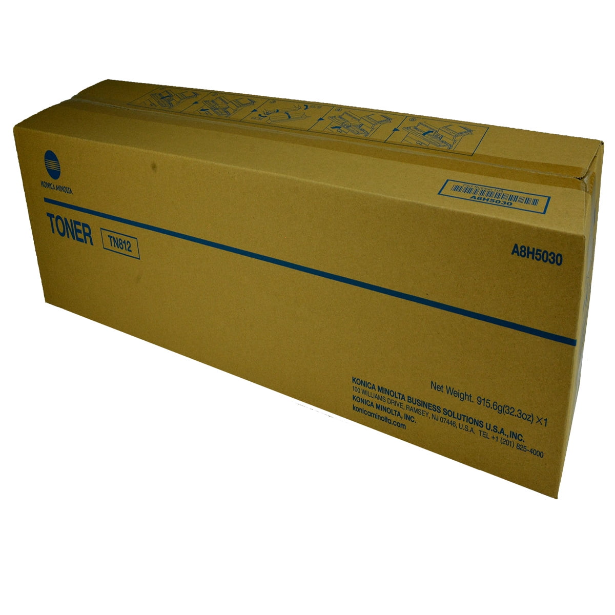 OEM Konica Minolta TN324K (A8DA130) Toner Cartridge, BLACK, 28K