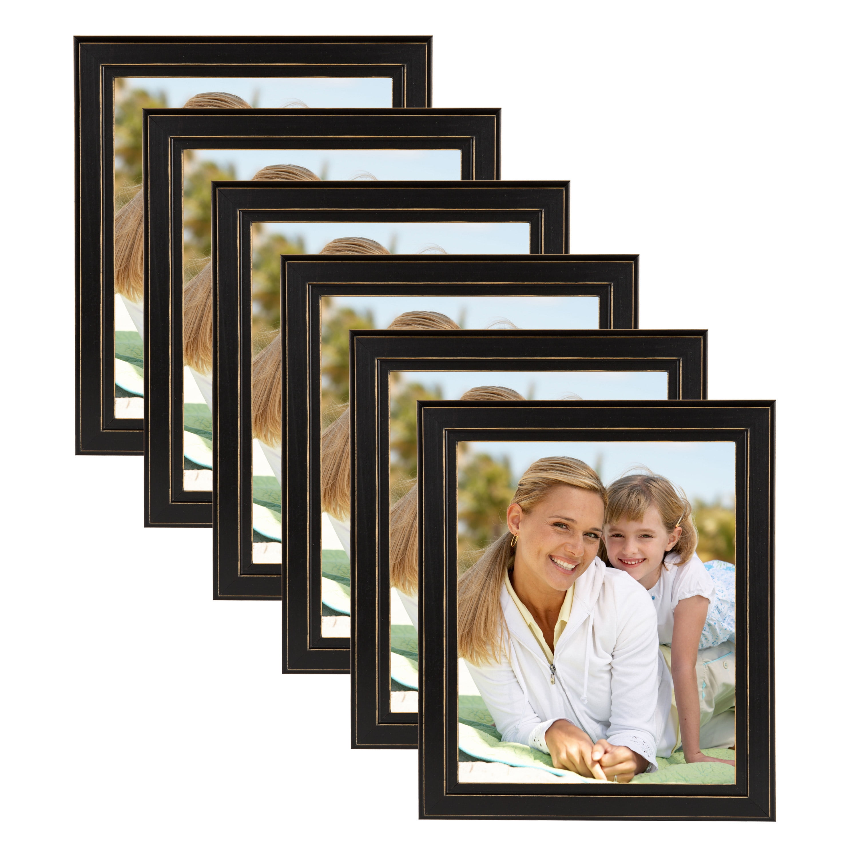 DesignOvation 8 x 10 Satin Picture Frame (6 Count)
