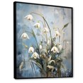 thumbnail image 2 of Designart "Tranquil Snowdrop Blend II" Snowdrops Floater Framed Canvas Prints, 2 of 5