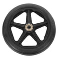 thumbnail image 1 of FONDOTIN Easy Install Front Rubber Wheel Replacement for Wheelchair Outdoor Indoor Use Accessory, 1 of 8