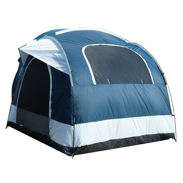 Outdoor Camping Car Tail Tent, SUV Car Tail Tent Humanized Design Waterproof Fine Workmanship Easy To Use for Outdoor
