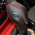 thumbnail image 7 of 2X Car PU Gear Shift Knob Cover for Focus Fiesta Escape 2012-2016 Transit C-Max Red Line, 7 of 7