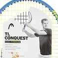 thumbnail image 4 of HEAD TI. Conquest Nano Titanium Racquet, 108 Sq. in. Head Size, Blue/Navy, 9.7 Ounces, 4 of 5