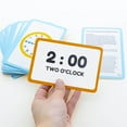 thumbnail image 3 of BAZIC Telling Time Flash Cards Learn to Read Time, Read Clocks Numerals & Analog (36/Pack), 2-Pack, 3 of 8