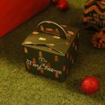 thumbnail image 4 of 8pcs Christmas Apple Boxes Paper Gift Packaging Portable Candy Box Container Party Supplies, 4 of 8