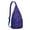 Blue-1, variant on Spiritual Energy Sling Backpack&nbsp;- Dreamy Indian Mandala Ornament Design, Multi-Functional Water-Resistant Pack for Students & Mindful Travelers