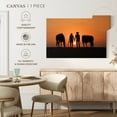 thumbnail image 5 of Elephant Stock Cowboy Couple Wall Art - Horizontal Canvas Wall Art - Living Room Wall Decor - Love Canvas - Brown And Black Decor - 39" x 26", 5 of 8