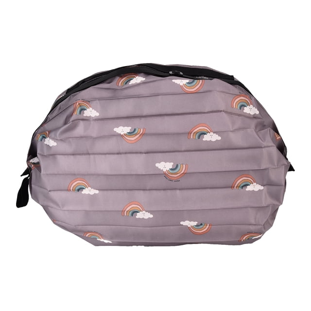 Mochila para compras Rainbow Cloud, elegante, plegable y ecológica, compañera de viaje