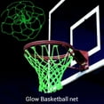 thumbnail image 4 of En la oscuridad, aro de baloncesto, red luminosa de baloncesto, accesorios para deportes al aire libre, artículos deportivos Jadeshay A, 4 of 5