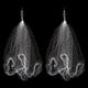 thumbnail image 4 of 2 Piezas de Cobre Resorte de Cobre RESTES DE PESCA CON CUENTAS LUMINOSAS RED PARA PESCA NOCTURNA, 4 of 7