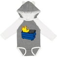 thumbnail image 3 of Inktastic Dumpster Fire Boys or Girls Long Sleeve Baby Bodysuit, 3 of 5