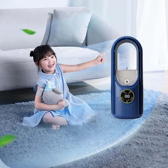 EcoNest Portable Air Conditioner USB Personal Air Cooler With 6 Speeds Quiet Mini Air Conditioner Fan Desktop Fan For Home Bedroom Travel And