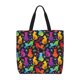 thumbnail image 1 of Easygdp Colorful Cats Bolsa Tote para Mujer, Bolso de Hombro para Trabajo, Playa, Viajes, Compras y Supermercado, 1 of 7