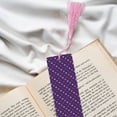 thumbnail image 6 of Kdxio Purple Mardi Gras Print Metal Tassel Bookmarks,Perfect Gift for Art Lovers and Bookworms Metal Bookmarks for Women, 6 of 8