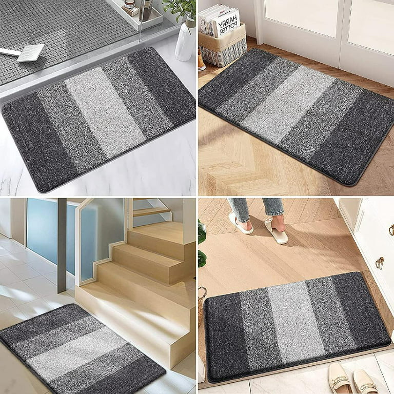 Indoor Doormat Mats for Entrance Floor Mat Non Slip Absorbent Durable &  Washable