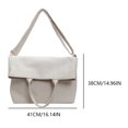 thumbnail image 2 of Bolso Bandolera para Mujer Con Correa Ajustable Piel Sintética Mano, 2 of 9