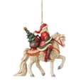 thumbnail image 2 of Enesco Jim Shore Heartwood Creek Santa Riding White Horse Hanging Ornament, 2 of 2