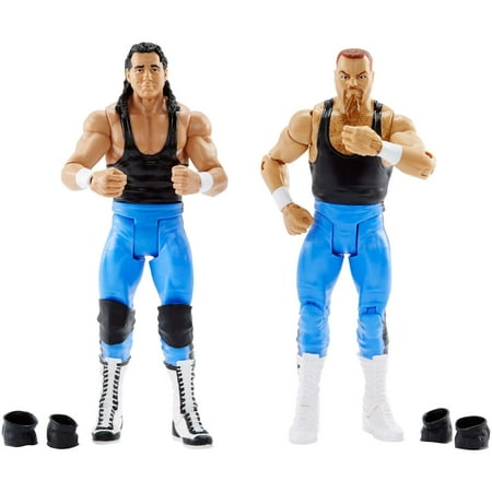 2 Pack Wwe Toy - WWE Bret Hart & Jim Neidhart 2-Pack
