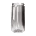 thumbnail image 2 of Plastic Vase, Cylinder Stripe Decorative Flower Vase for Living Room and Bedroom Decor, 2 of 6