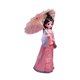 thumbnail image 2 of Figura de mujer antigua china, artesanía de resina, muñeca, escultura, arte decorativo Púrpura, 2 of 9