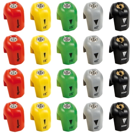 Sun Joe 4 Pack Electric Pressure Washer Quick-Connect Spray 5-Tip Set, 2030 PSI