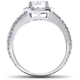 thumbnail image 2 of Pompeii 2.75 Halo Diamond Split Shank Engagement Ring 14K White Gold (H/I,I1), 2 of 2