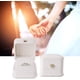 thumbnail image 5 of Piezas Caja de Anillo Blanca Propuesta de Pareja Cajas de Anillo de Cuero de PU Caja de Regalo de Joyería de Compromiso Vitrina de Joyería para Boda Aniversario Navidad (Caja de Anillo Blanca), 5 of 5