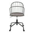 thumbnail image 5 of LumiSource Riley High-Back Office Chair, Dark Walnut/Black, 5 of 7