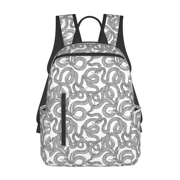 Disketp Snake Mochila Ligera e Impermeable, Mochila de Día Resistente para Viajes, Senderismo y Uso Diario para Hombre y Mujer