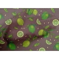 thumbnail image 4 of oneOone Cotton Poplin Dusty Brown Fabric Lemon Vegetable Craft Projects Decor Fabric Printed By The Yard 42 Inch Wide, 4 of 4