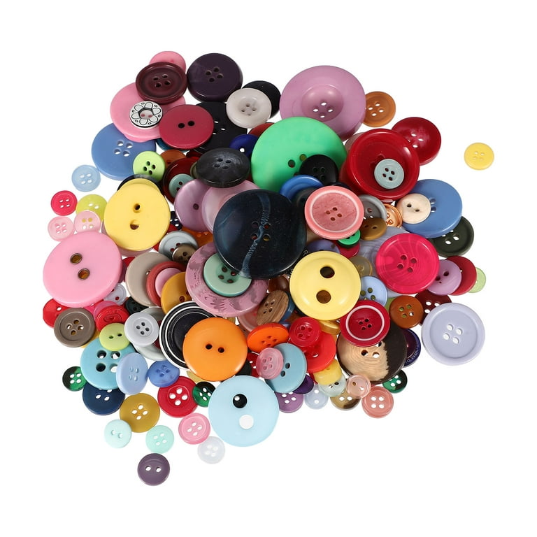 1 Set of Colored Resin Buttons DIY Sewing Buttons Clothes Button Ornaments  Craft Making Buttons