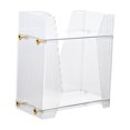 thumbnail image 4 of Bathroom Counter Organizer Shelf, Bathroom Organizer Countertop, 2 Tier Cosmetics Storage Display Rack Makeup Organizer, for Dresser Office Clear, 4 of 8