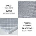 thumbnail image 4 of Skylinewears Reversible Sofa Cover with Pockets, Stain Resistant Couch Protectors for 2 Cushion Couch (Plaid/Grey), 4 of 6