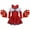 Red, variant on Alvivi Girls Cheerleading Outfit High School Carnival Competition Performance Cheer Dance Uniform Red 10