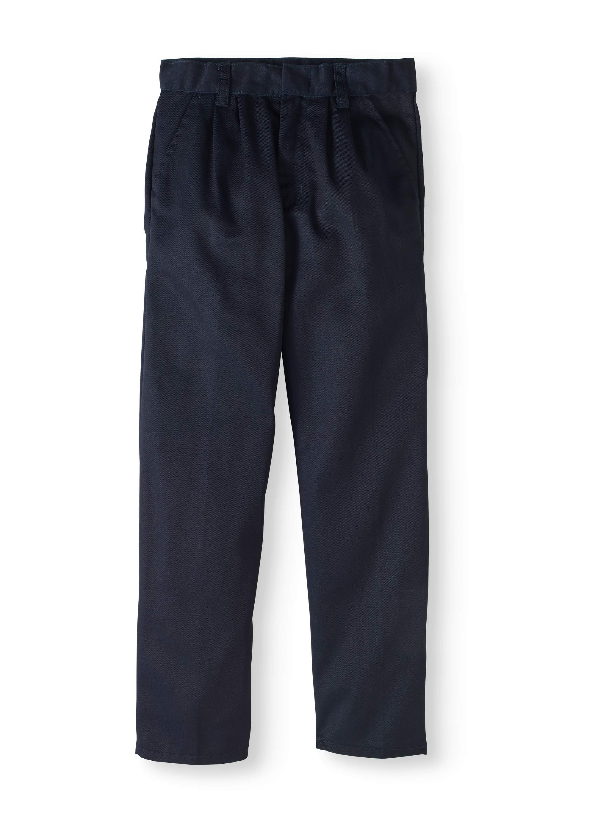 Genuine School Uniform Genuine Boys' Pleated Pant with Reinforced