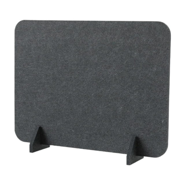 Separador de escritorio acústico independiente, separador de muebles con reducción de ruido, 16 x 12 pulgadas, separador de escritorio independiente p negro