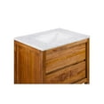 thumbnail image 6 of Water Creation Oakman 30 In. Single Sink Carrara White Marble Countertop Bath Vanity, 6 of 12