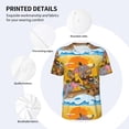 thumbnail image 5 of Fotbe Animals on Noah's Ark1 Baseball Jersey Shirt for Men and Women, Casual Short Sleeves Button Down T-Shirt-4X-Large, 5 of 9