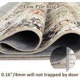 thumbnail image 5 of Boho Area Rug 2'' x 3'' Vintage Oriental Rug Washable Non-Slip Indoor Door Mat Small Entry Throw Rugs for Bedroom Kitchen Entryway Floor Decoration Carpet Terracotta, 5 of 6