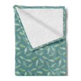 thumbnail image 2 of Fish Soft Flannel Fleece Throw Blanket, Ornamental Creatures with Abstract Design Stripes Triangles and Dots School of Fish, Cozy Plush for Indoor and Outdoor Use, 50" x 60", Multicolor, by Ambesonne, 2 of 5