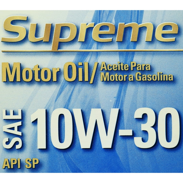 Chevron Supreme Motor Oil 10W-30, 1 Quart - Walmart.com