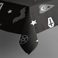 thumbnail image 4 of Occult Halloween Pattern Rectangle Tablecloth 60"x102",Waterproof Polyester Rectangle Table Cloth, Wipeable Spillproof Polyester Tablecloth for Dining, Camping, Indoor and Outdoor, 4 of 6
