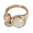 thumbnail image 2 of 14Kt Yellow Gold Ethiopian Opal Ring, 2 of 3