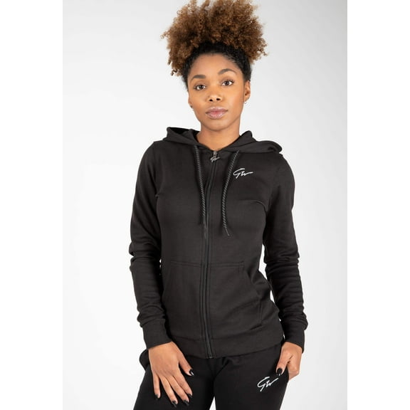 Pixley Zipped Hoodie - Black
