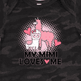 thumbnail image 4 of Inktastic My Mimi Loves Me Llama Girls Baby Bodysuit, 4 of 5