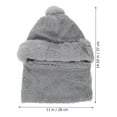 thumbnail image 6 of PAMINGONO 1Set Mask Cold Weather Warm Hat Knitted Acrylic Fibers for Women One-piece Design, 6 of 7