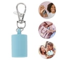 thumbnail image 4 of Unique Bargains 1 Pc Solid Color Lip Gloss Keychain Cap Blue Silicone, 4 of 5
